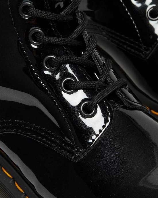 Botas Negras Dr. Martens Vegan 1460 Patent Mujer Negros MX-84951